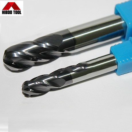 HRC 55 Фабрычны пастаўшчык фрэзы з 4 канаўкамі з шарыкавым носам