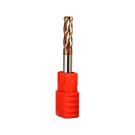 Fresas de topo com raio de canto HRC63&deg;