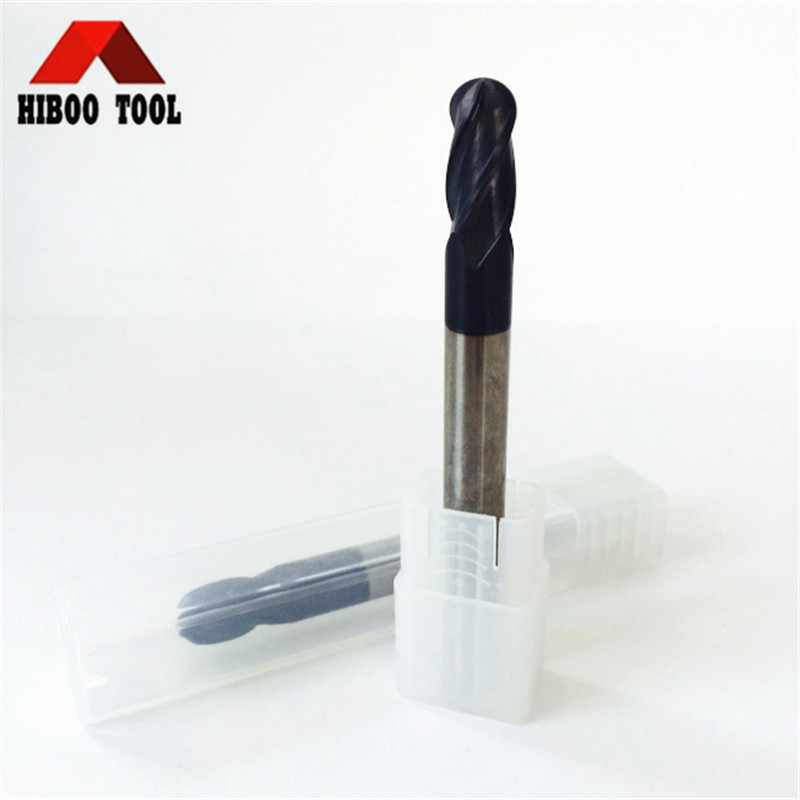 अनुकूलित OEM HRC63 चीन कार्बाइड बॉल मिलिंग कटर 4F